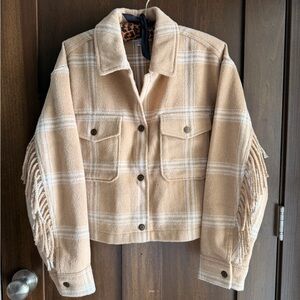 Evereve Cosette Fringe Jacket